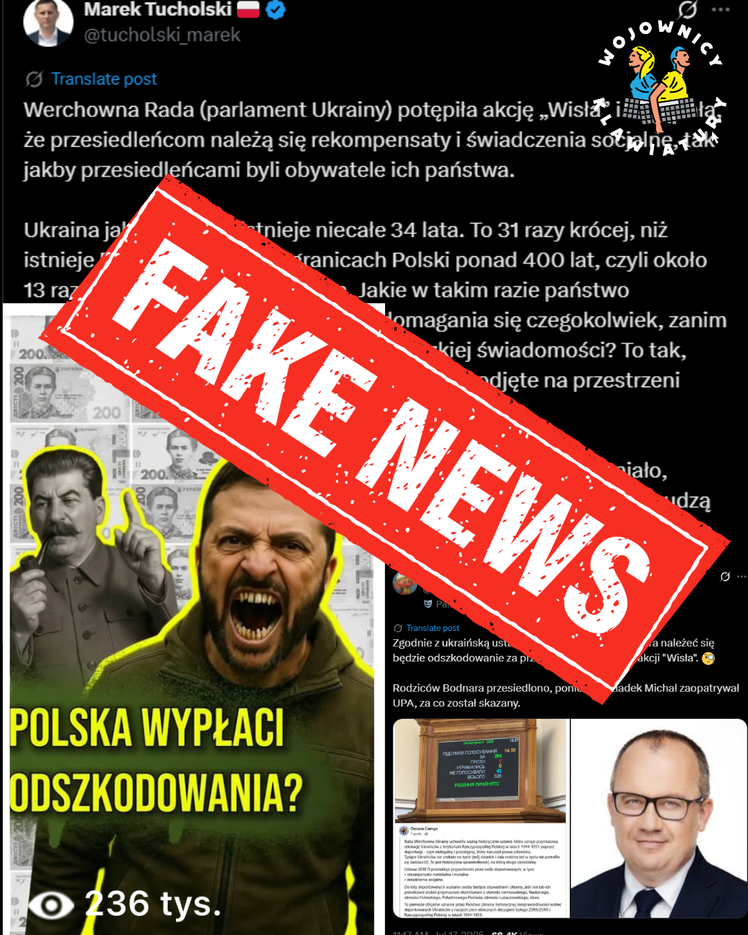 Polska NIE będzie odpowiedzialna za wypłacanie zapomóg w związku z akcją „Wisła”