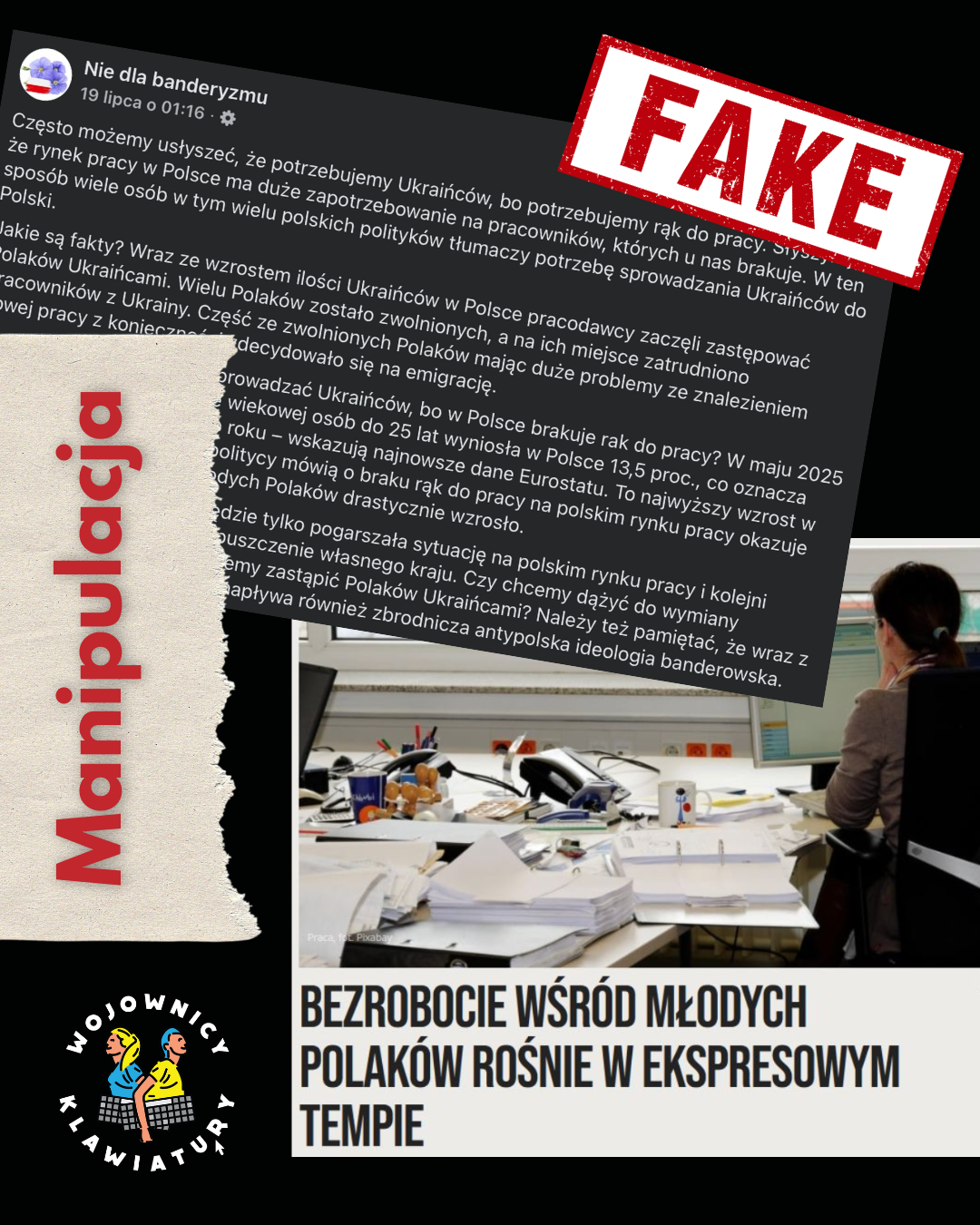 ANALIZA: Ukraińcy zabierają pracę Polakom? Nie, tak samo jak nie doświadczamy „wymiany narodowości”