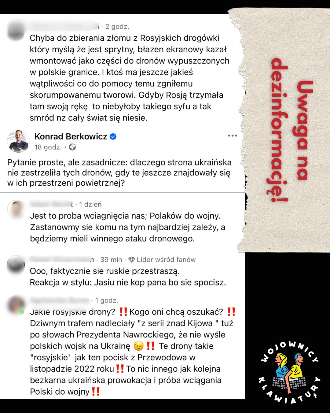 Dezinformacja po nocnym naruszeniu przestrzeni powietrznej (9–10 IX): czym jest, kto ją szerzy i gdzie szukać prawdy