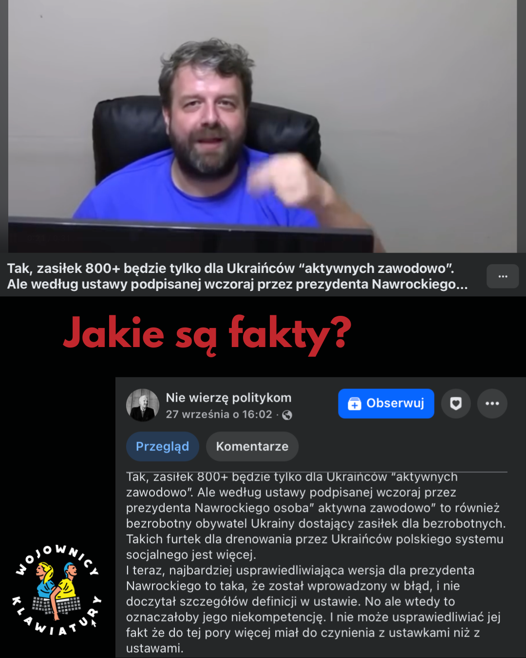 Manipulacja o 800+ dla pracujących Ukraińców. Jak naprawdę działa system świadczeń i zasiłków